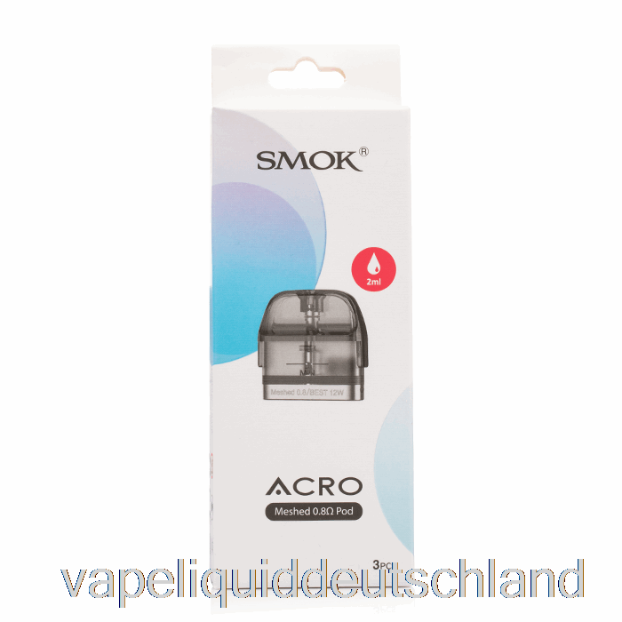 Smok Acro Ersatzkapseln 0,6 Ohm DC MTL Spulen Vape Liquid